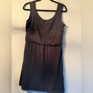 Prana Black Sleeveless Midi Dress